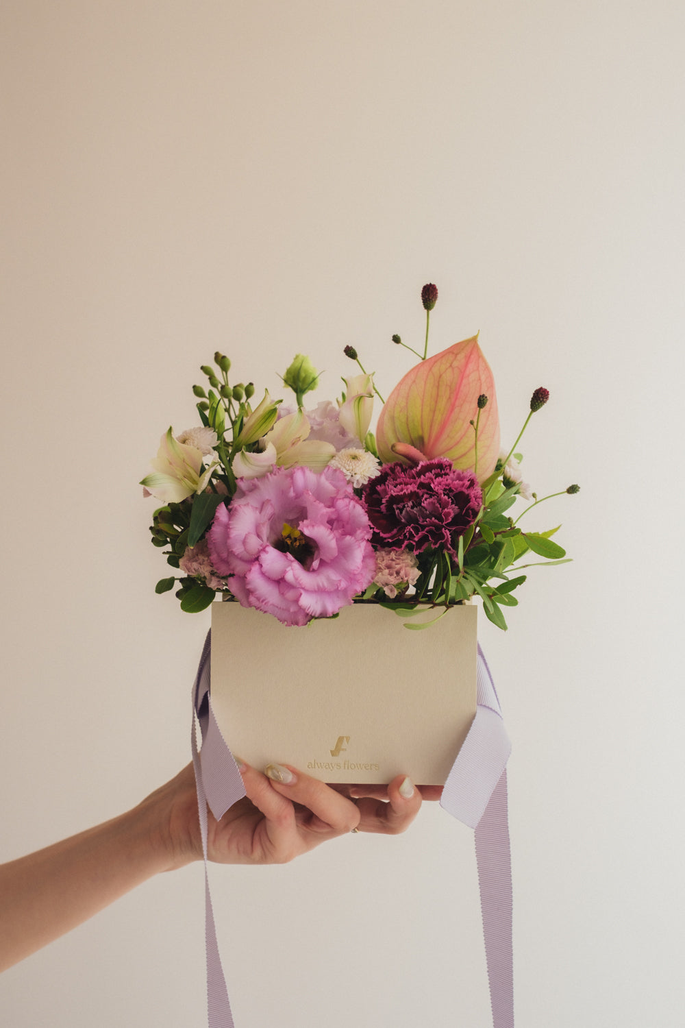 ◆8/27-10/31お届け限定◆Flower BAG No.1／フラワーバッグアレンジ　ネイチャーリヴ／生花