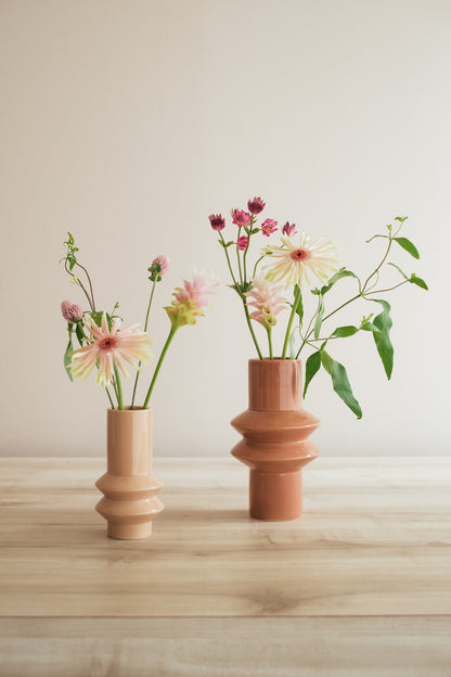 ◆NEW◆Flower Vase／花器・フラワーベース／トフィーラテ