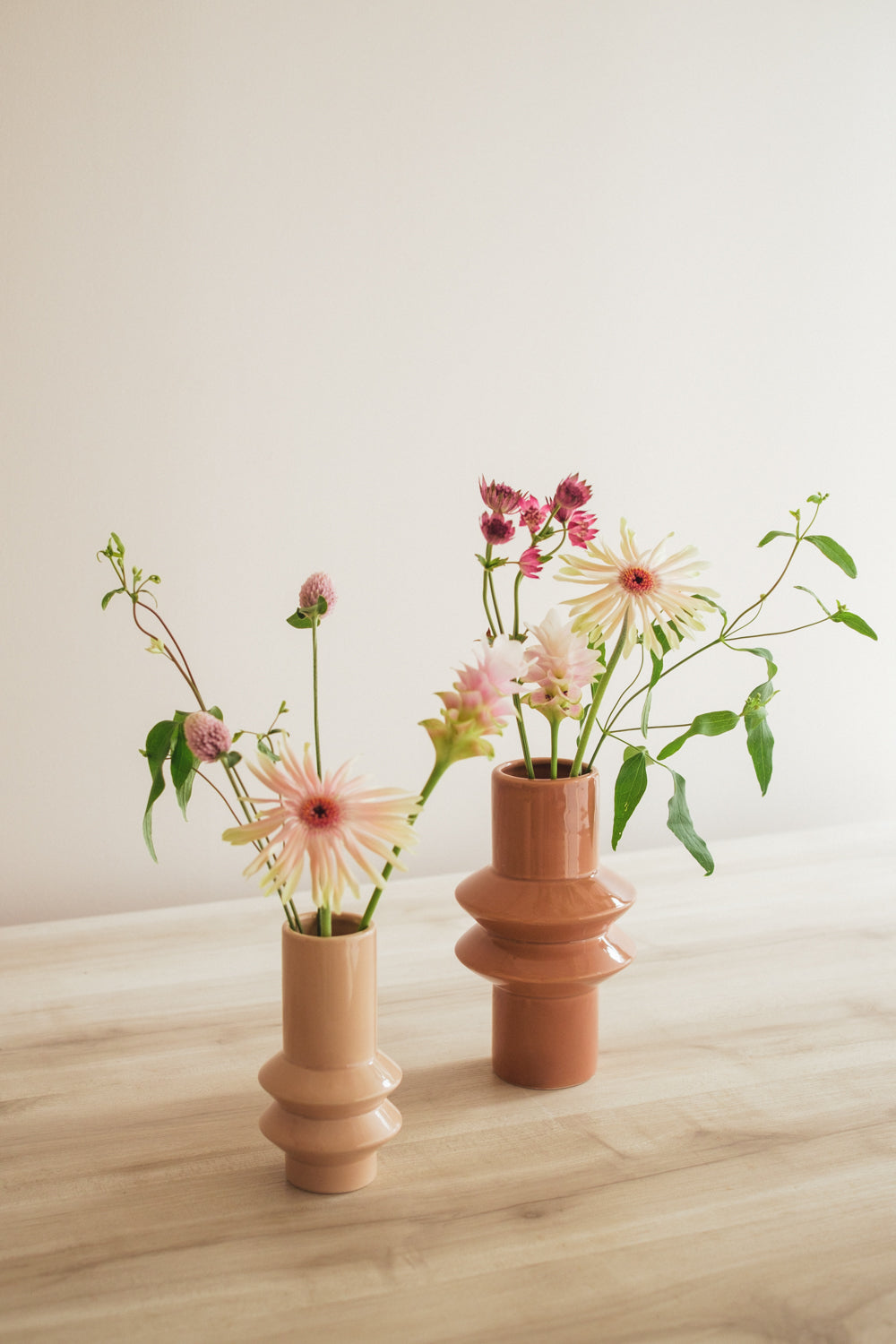 ◆NEW◆Flower Vase／花器・フラワーベース／トフィーラテ