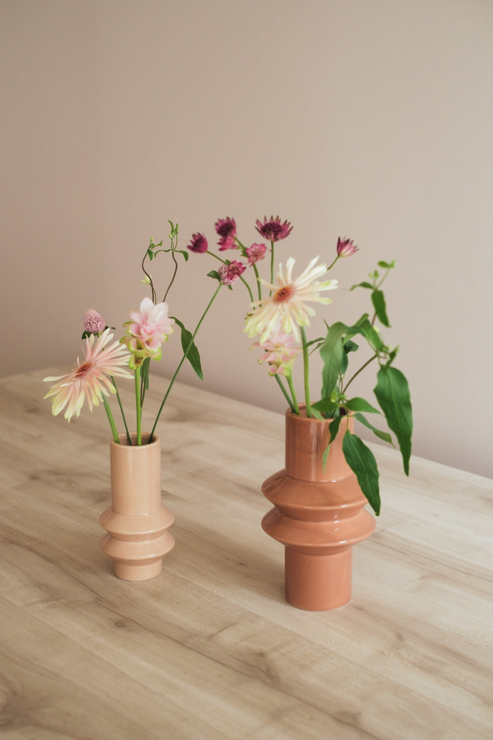 ◆NEW◆Flower Vase／花器・フラワーベース／トフィーラテ