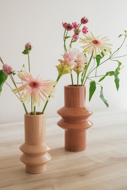 ◆NEW◆Flower Vase／花器・フラワーベース／トフィーラテ