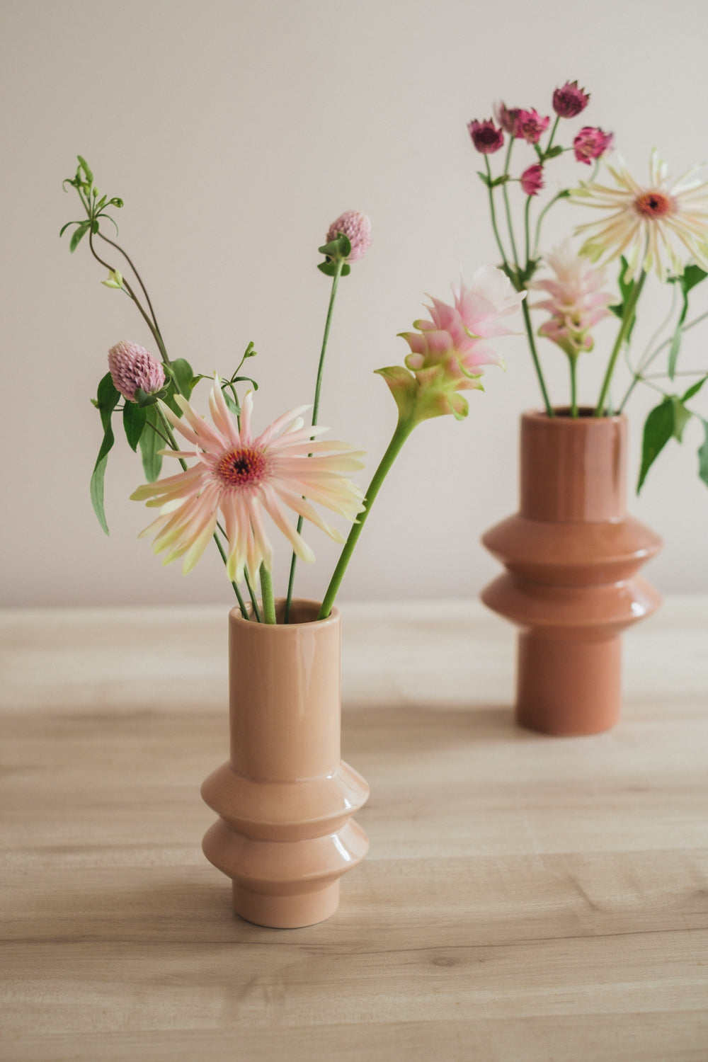 ◆NEW◆Flower Vase／花器・フラワーベース／トフィーラテ