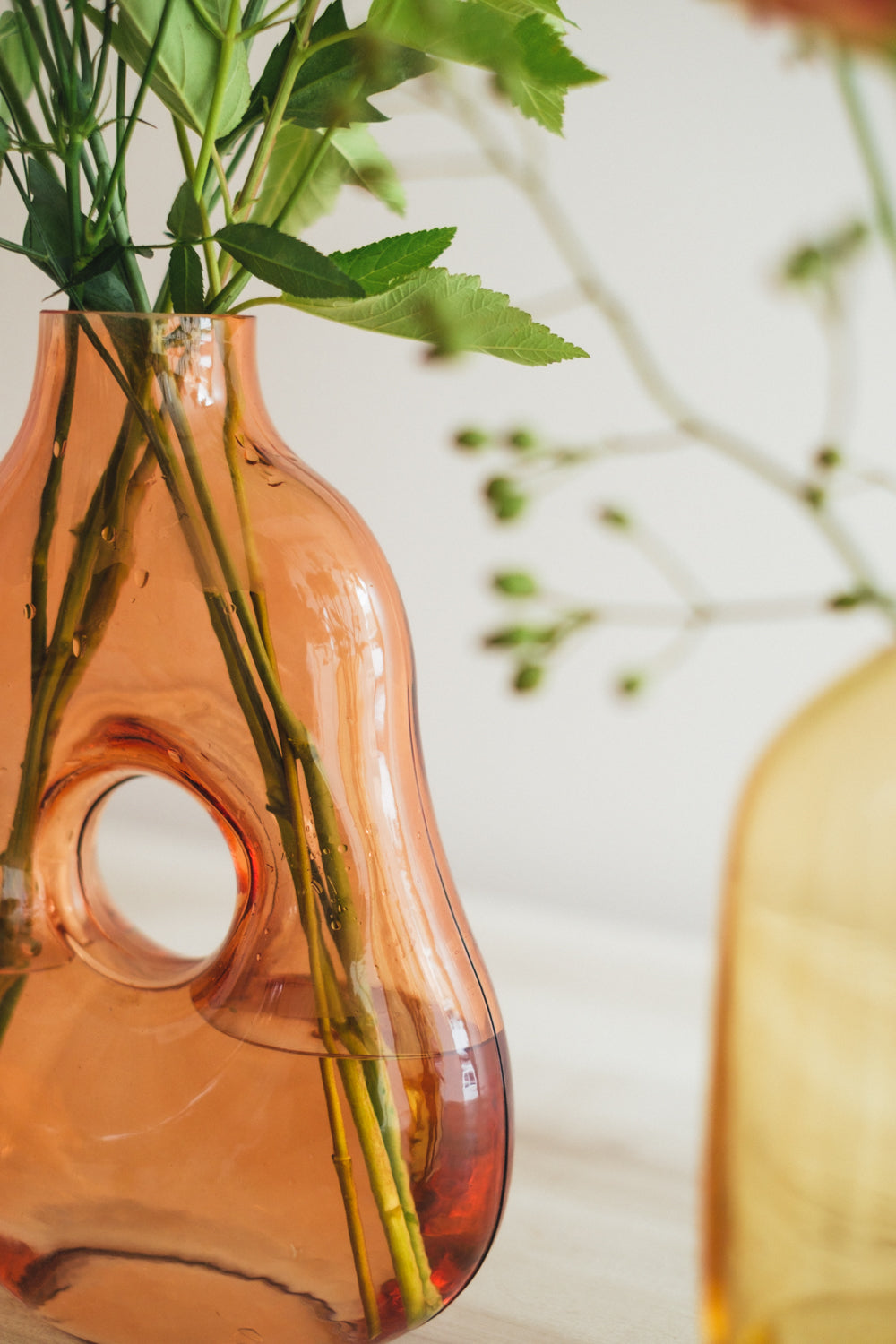 ◆NEW◆Flower Vase／花器・フラワーベース／アンバーループ