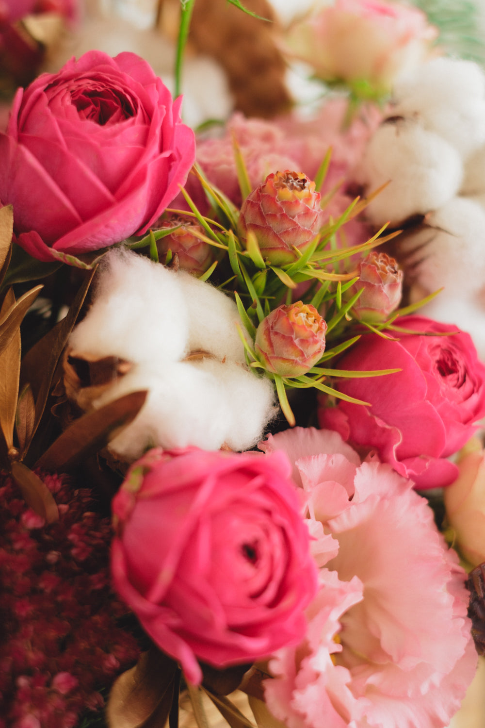 ◆11/29-12/26お届け限定◆Flower BAG No.3／フラワーバッグアレンジ　ピンクジルコン／生花