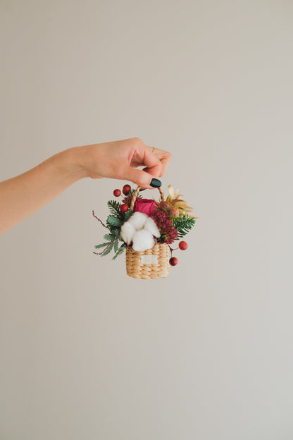 ◆11/29-12/26お届け限定◆Flower BAG No.3／フラワーバッグアレンジ　ピンクジルコン／生花