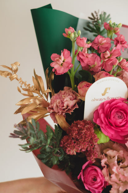 ◆11/29-12/26お届け限定◆Message Bouquet／メッセージブーケ　ペツォッタイト／生花・花束