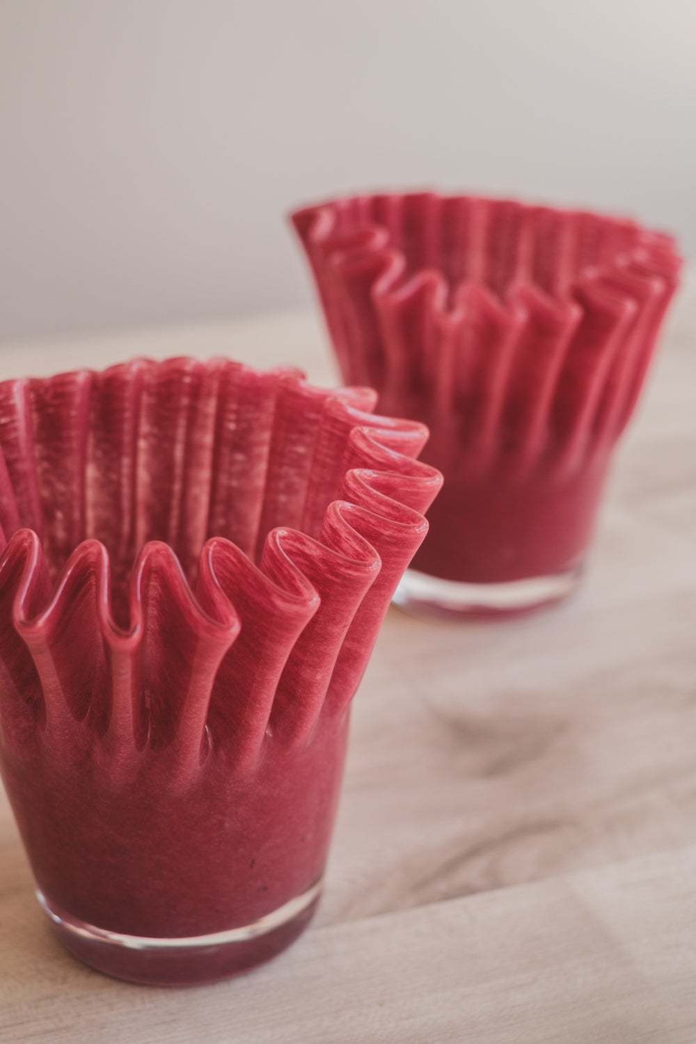 Flower Vase/花器・フラワーベース DES POTS/ワッフルベースグラス