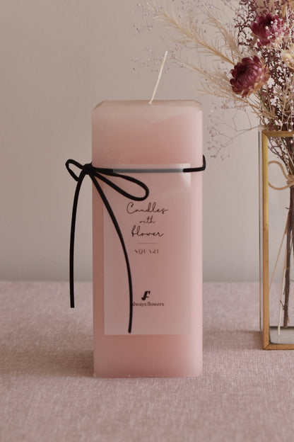 ◆NEW◆Candle&amp;Dried Bouquet／キャンドル&amp;ドライブーケセット　ローズべべ