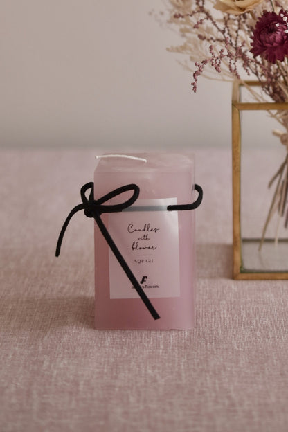 ◆NEW◆Candle&amp;Dried Bouquet／キャンドル&amp;ドライブーケセット　ローズドラジェ