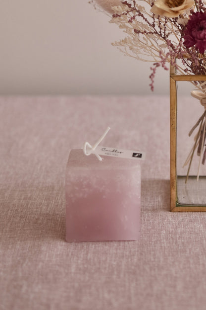 ◆NEW◆Candle&amp;Dried Bouquet／キャンドル&amp;ドライブーケセット　ローズドラジェ