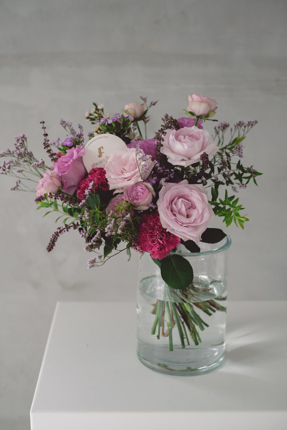 ◆母の日対象◆Message Bouquet／メッセージブーケ　パープル／生花・花束