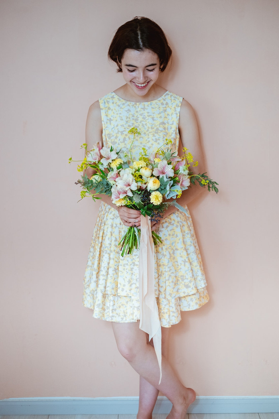 【エリア限定】Wedding Bouquet/オーダーデザインブーケサンプル/ フレッシュフラワー/