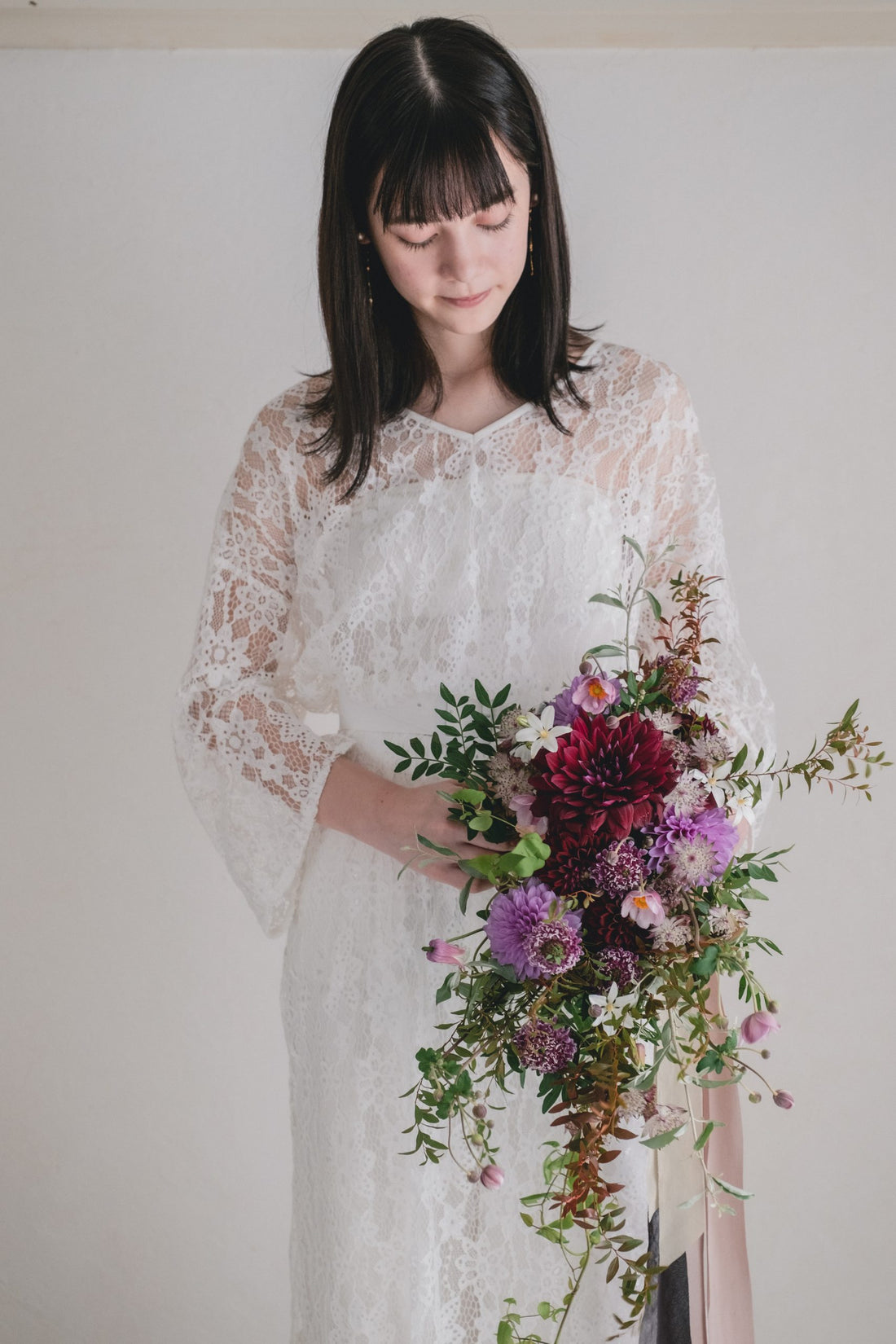 【エリア限定】Wedding Bouquet/オーダーデザインサンプル/ フレッシュフラワー/No.5