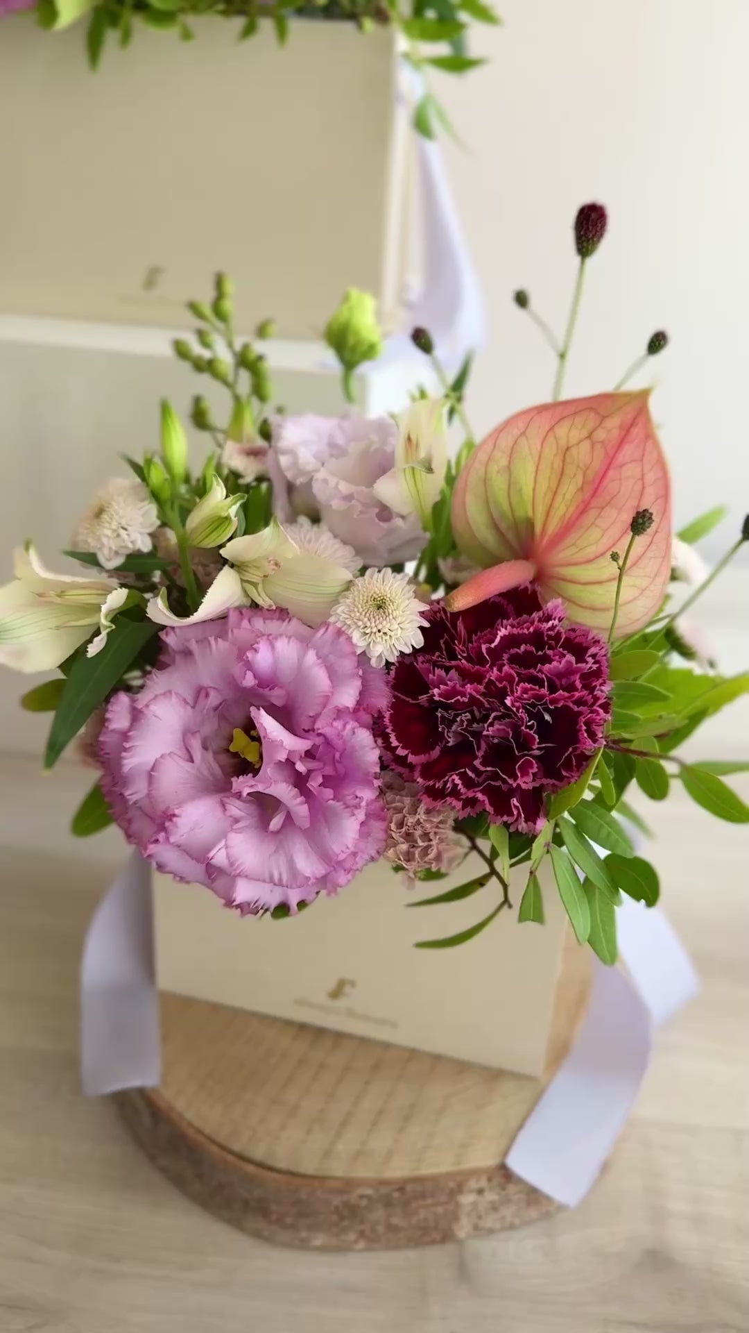 ◆8/27-10/31お届け限定◆Flower BAG No.1／フラワーバッグアレンジ　ネイチャーリヴ／生花